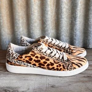 Dolce Vita calf hair sneakers